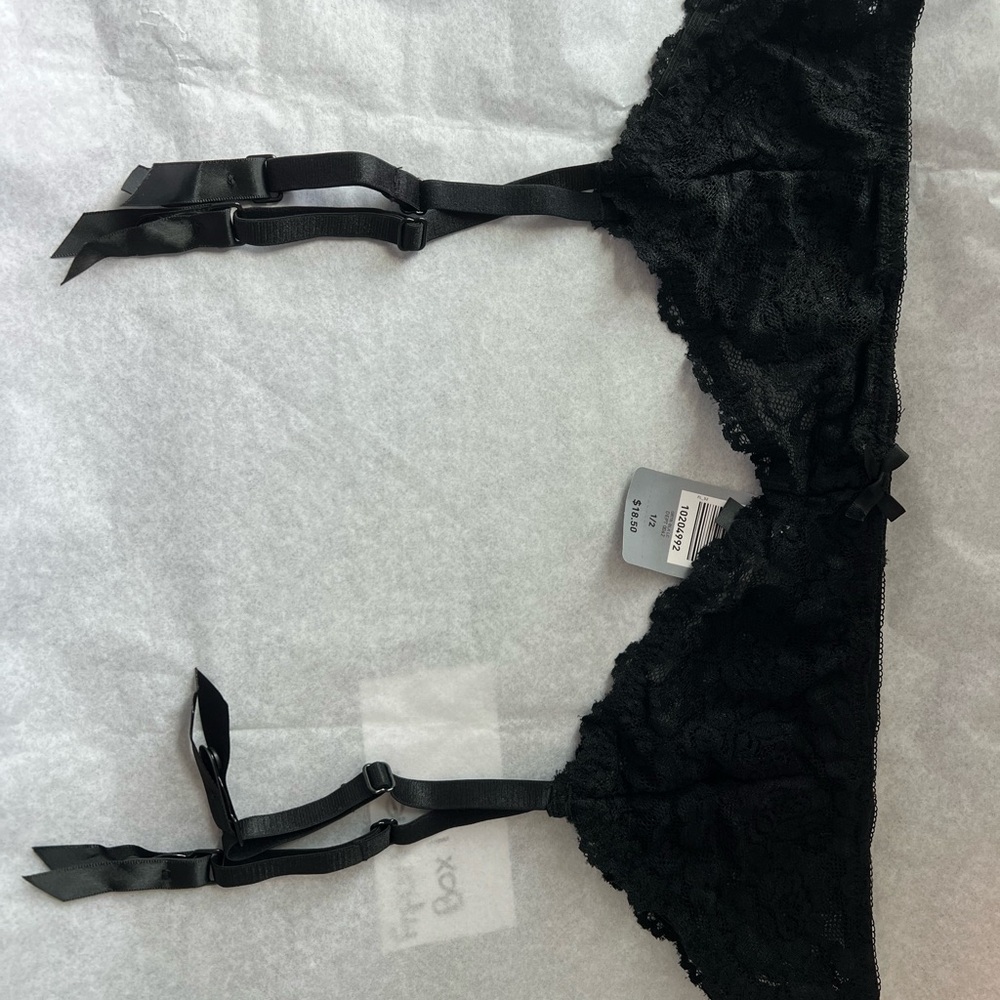 torrid Black Lace Garter Bralette
